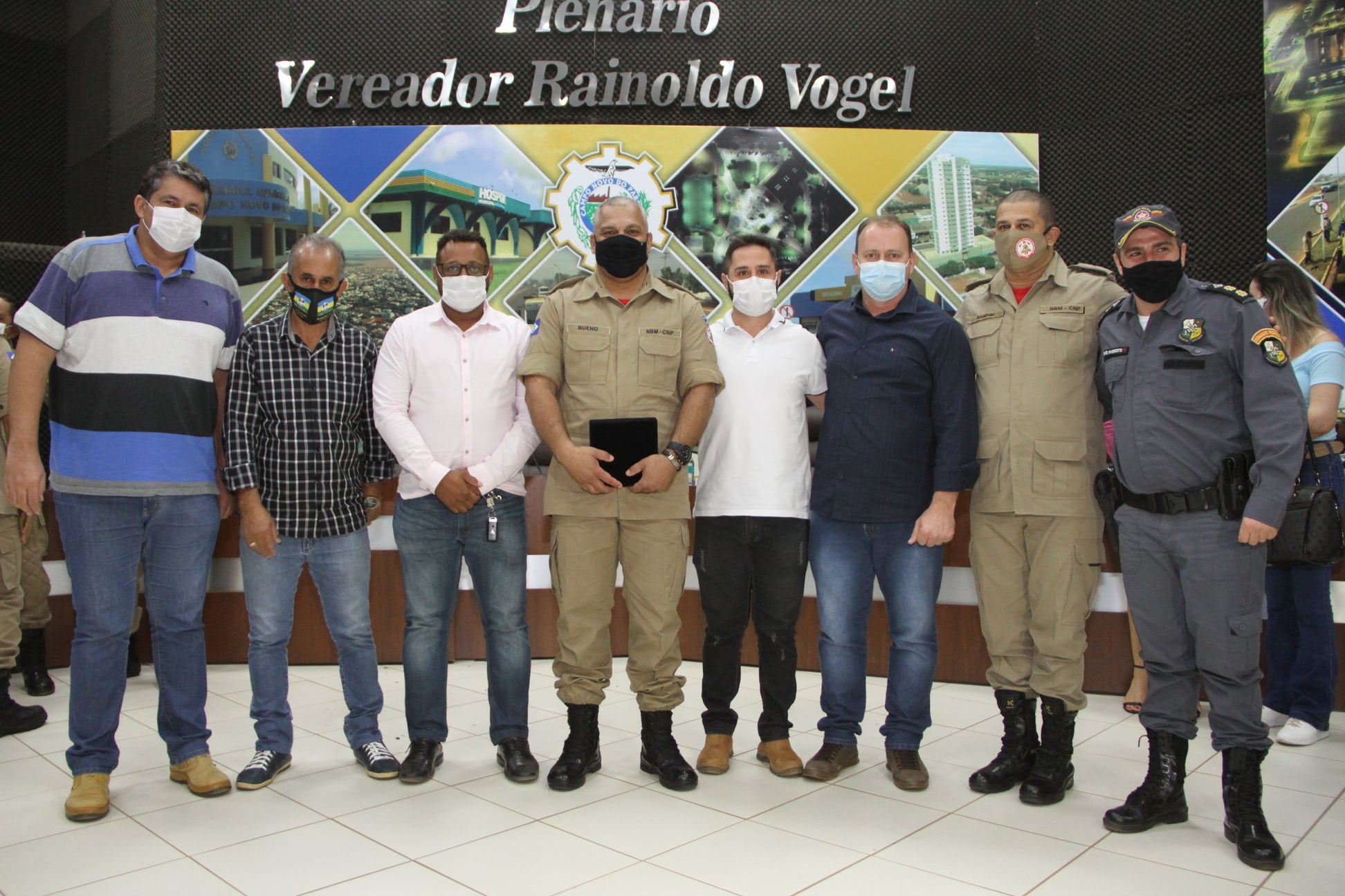 Corpo de Bombeiros realiza troca de comando do núcleo de Campo Novo do Parecis